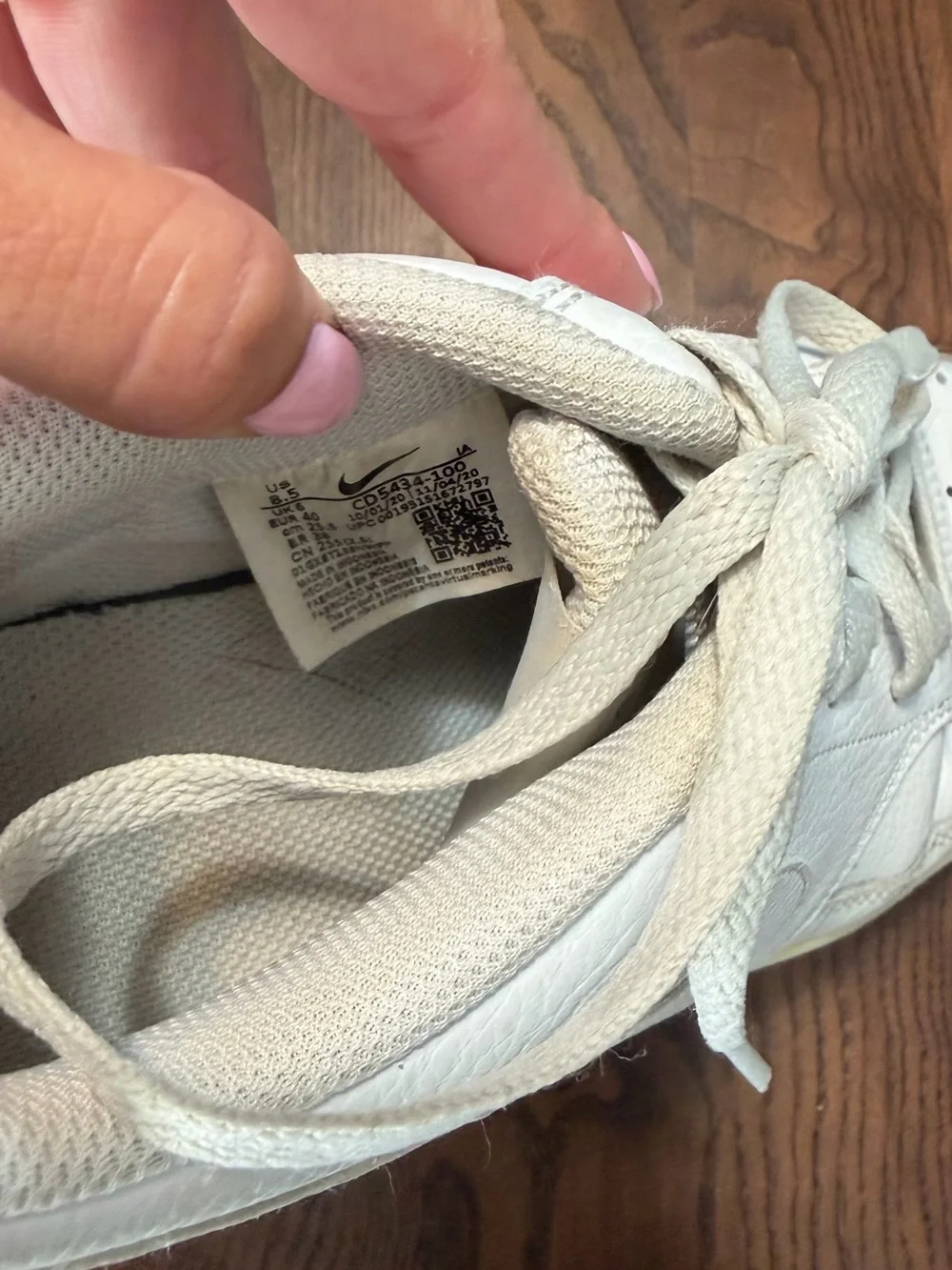 Nike Women’s White Low-Top Sneakers
